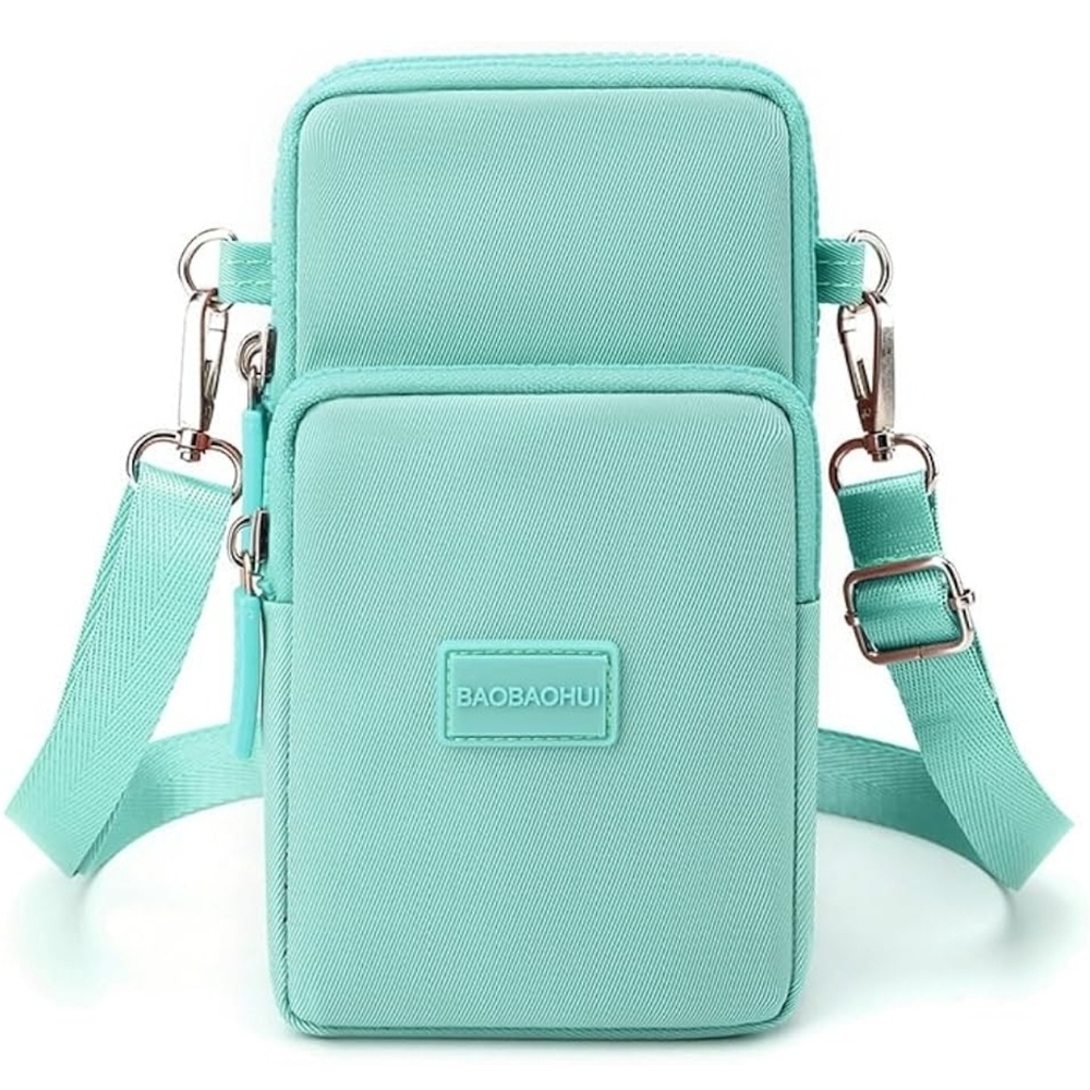 Crossbody Bag Cell Phone Sleeve Concert Venue Bag Adiustable Strap Arm Wrist NWT